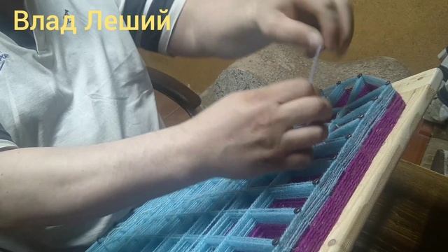 Коврик с пампушками вяжем своими руками.