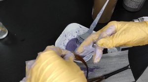 Быстро убрать рыжий цвет. Цветовая баня. Видео-урок. Как делать цветовую баню.