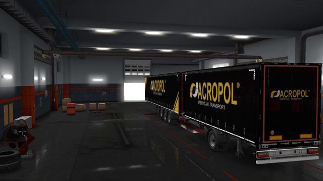 СКИН ДЛЯ ПРИЦЕПА "АКРОПОЛЬ" ETS 2//SKIN FOR THE TRAILER OF THE COMPANY "ACROPOL" ETS 2 смотреть онлайн