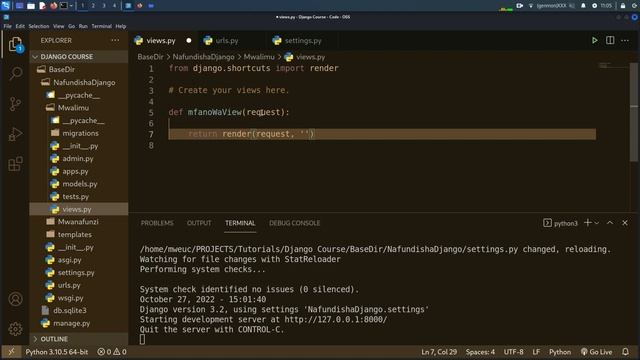 Part #11: Jifunze kila kitu kuhusu DJANGO FRAMEWORK for BACKEND WEB DEVELOPMENT смотреть онлайн