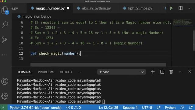 Code 53: Magic Number Program in Python | 365 days of Code смотреть онлайн