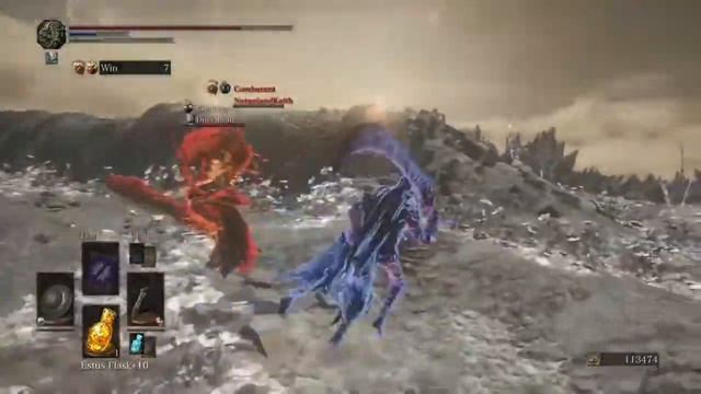 Dark Souls 3 DLC Harald Curved Greatsword pvp - Quality build vs darkmoon faith build смотреть онлайн