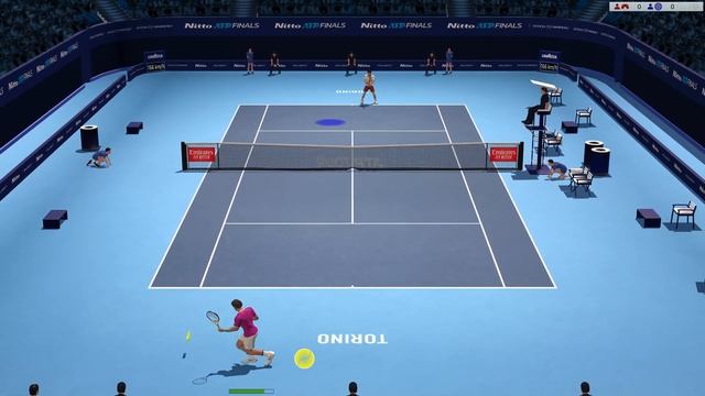 Full Ace Tennis Simulator with FA Mod 1.5: Rafael Nadal vs Roger Federer: 6-7 смотреть онлайн