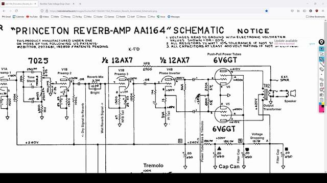 Princeton Reverb Build Pt. 1 - Schematic Review