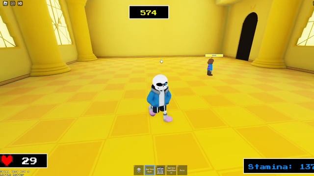 Playing as Sans in Undertale Last Paradox! (Roblox) смотреть онлайн