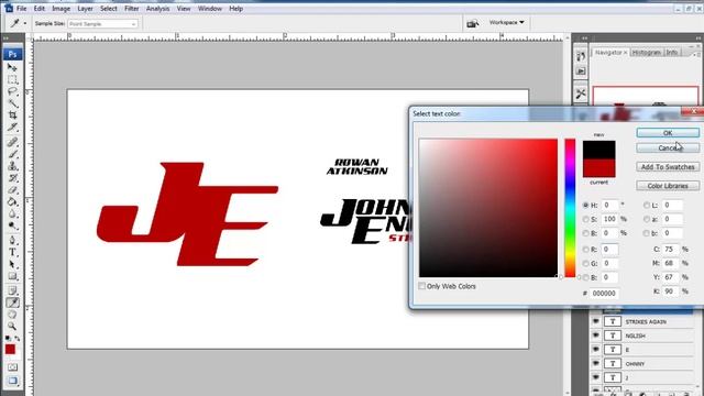 how to make simple johnny english strikes again poster in photoshop смотреть онлайн