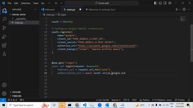 Unlock the Power of Social Authentication: FastAPI Tutorial | Social Authentication смотреть онлайн
