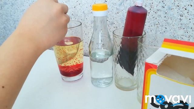 Эксперимент лава лампа, лавовая лампа из масла, соды и уксуса. Опыты. Experiment. смотреть онлайн