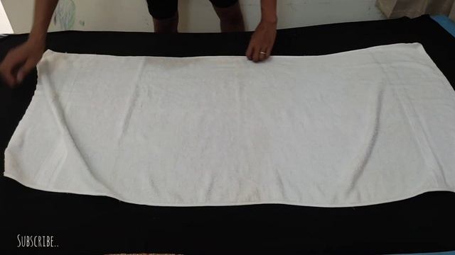 How to make towel swan - Towel art | towel animal folding смотреть онлайн