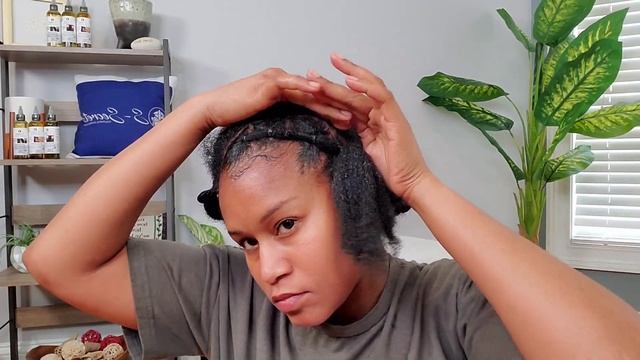 Quick And Easy 15 min HAIRSTYLE on 4b/4c Hair | I Got Alot of Compliments on this style смотреть онлайн