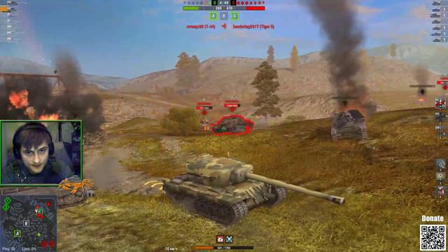 Нагиб рандома с Михалычем | World of Tanks Blitz [ATGTV] 18+ смотреть онлайн