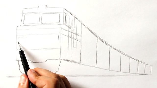 Как нарисовать Поезд смотреть онлайн