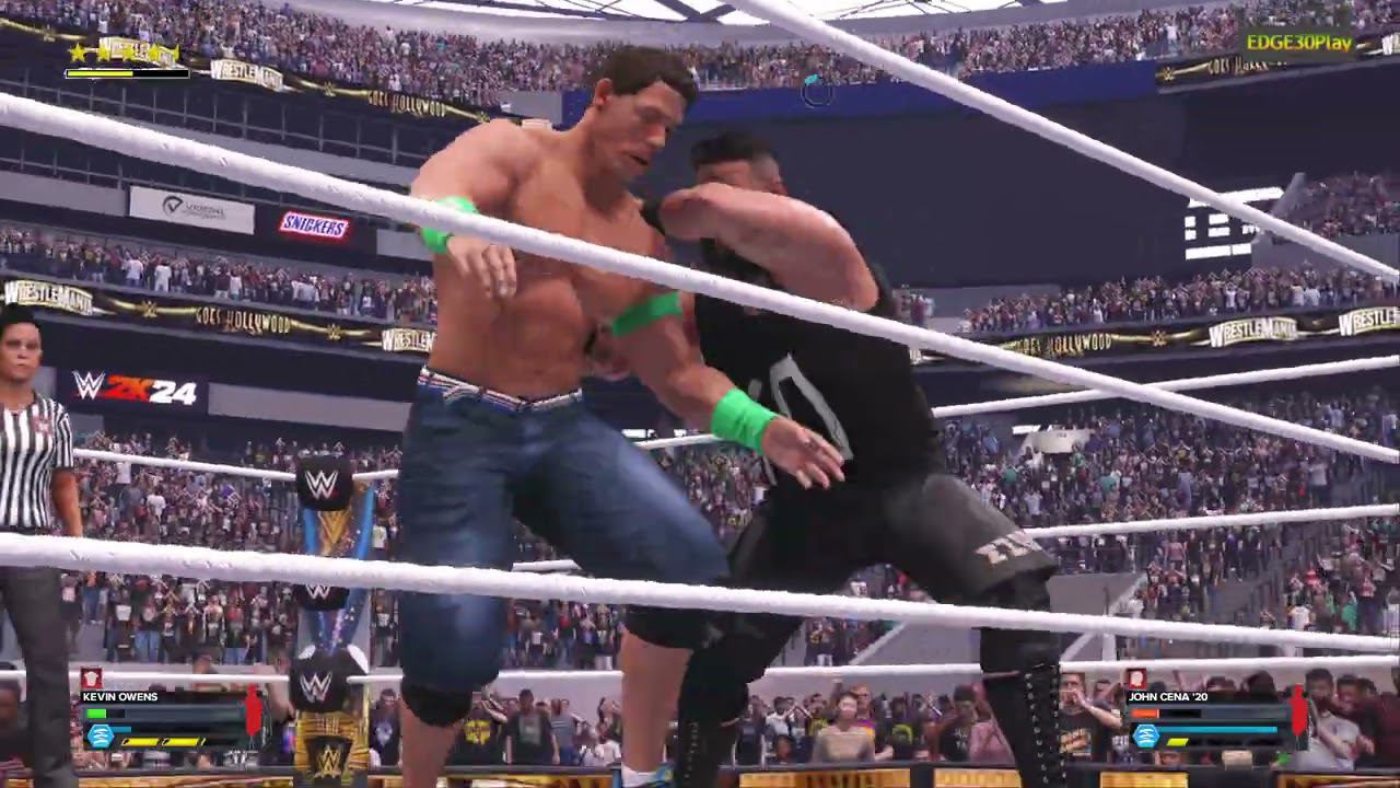 WWE2K24 Kevin Owens vs John Cena смотреть онлайн