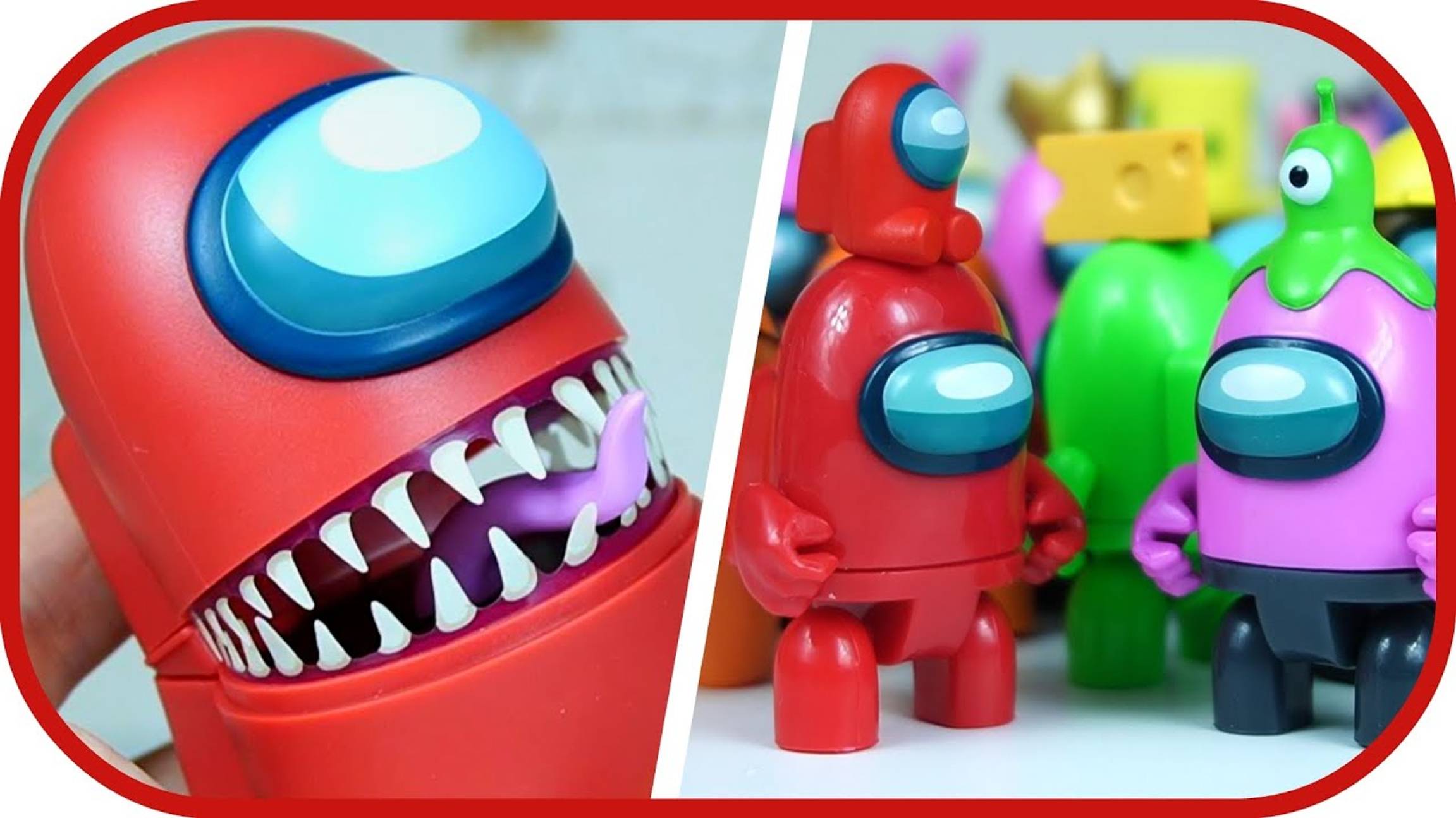 Новые фигурки AMONG US. Импостер и амогусы. Персонажи из игры Амонг Ас. смотреть онлайн