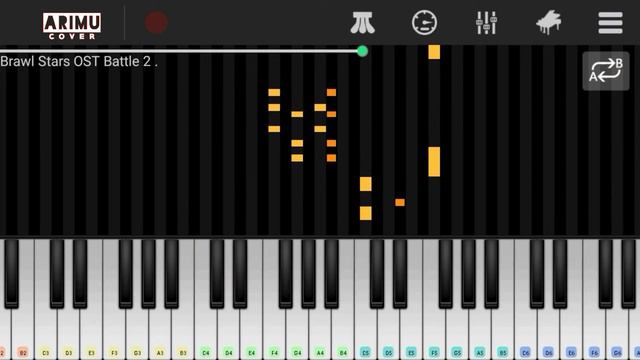 BRAWL STARS OST "BATTLE 2" PIANO COVER смотреть онлайн