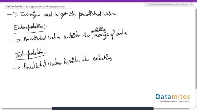 Introduction to Interpolation and Extrapolation | Statistics | Machine Learning смотреть онлайн
