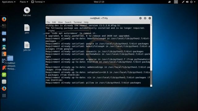 How to install Trity kali linux tool 2017 смотреть онлайн