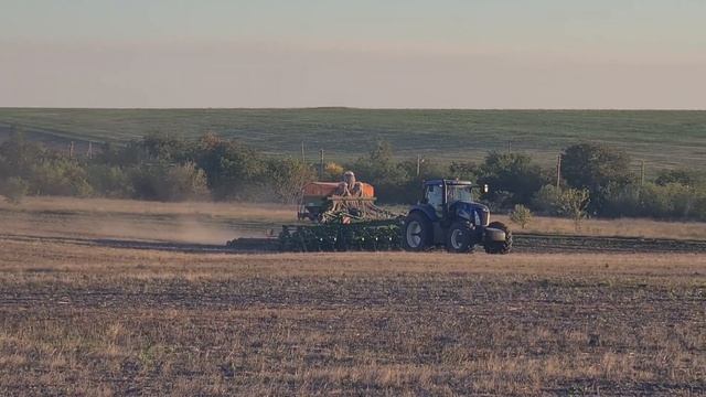 Бинарный посев оз.пшеницы с горохом, и посевом гороха. No - till 30.09.2022 смотреть онлайн