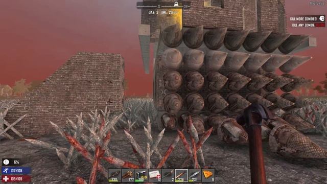 Too Many Spikes | 7 Days to Die | S3 E3 смотреть онлайн