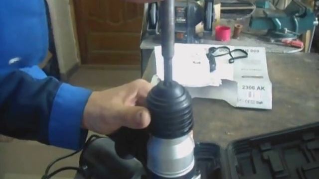 Установка бура в перфоратор Prorab 2306 AK смотреть онлайн