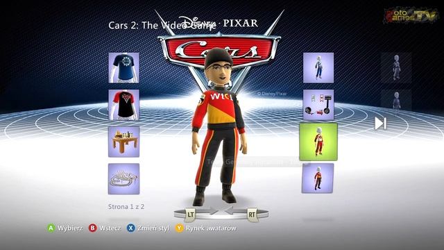 Cars 2: The Video Game - Xbox 360 Avatar Items смотреть онлайн