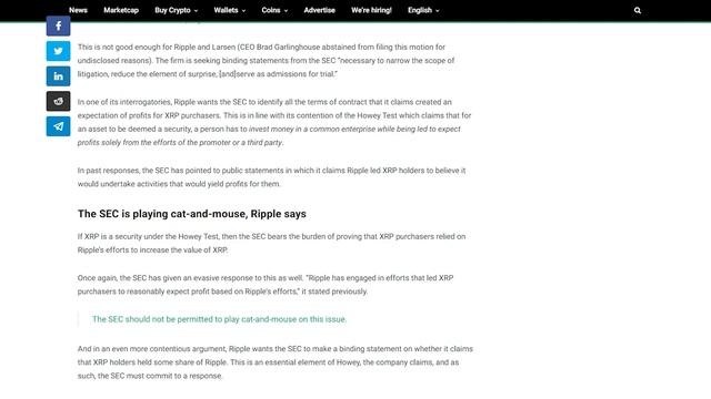 Ripple требует ответов от SEC смотреть онлайн