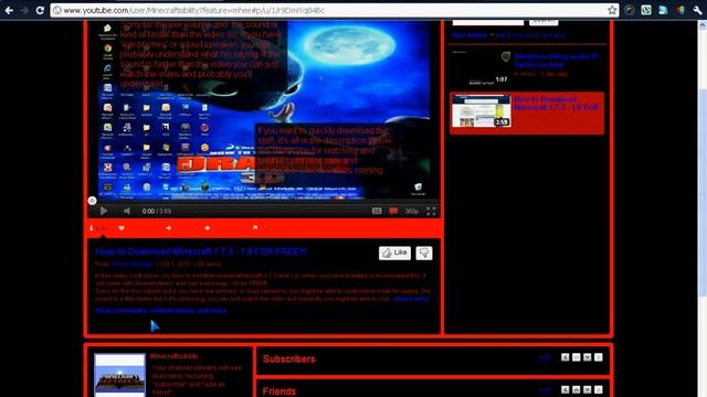 How to download Minecraft 1.7.3 + 'toomanyitems' + 'zan's mini map'! FOR FREE!!! смотреть онлайн