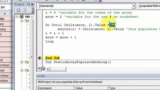 Lesson 27.3 Populate a 1D Array from a worksheet смотреть онлайн