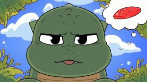 Godzilla Jr. Makes A Burger [Godzilla Animation]