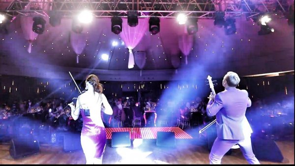 #string #duo #symphony#electriccello #electricviolin @rixospremiummagawish