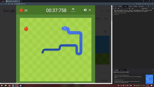 Built in Timer and Autosplitter for Google Snake Tutorial (Just press T) смотреть онлайн