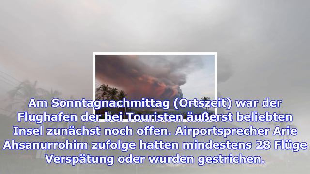 Bali: vulkan agung stößt 4000 meter hohe aschewolke aus смотреть онлайн