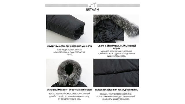 Зимняя женская длинная куртка ICEbear GWD19160I смотреть онлайн