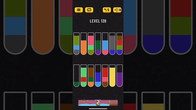 Прохождение Water Sort Puzzle Level 139 👍🏻👍🏻👍🏻