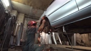 Замена порогов Киа Спектра. Ремонт машины подписчика #30. Kia Spectra body repair.