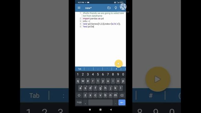 Python programming part 13 selecting one list from DataFrame смотреть онлайн
