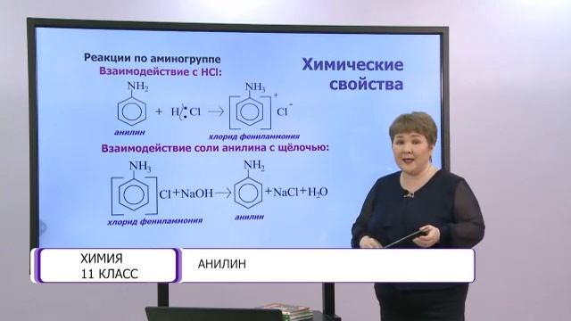 Химия. 11 класс. Анилин /07.04.2021/ смотреть онлайн