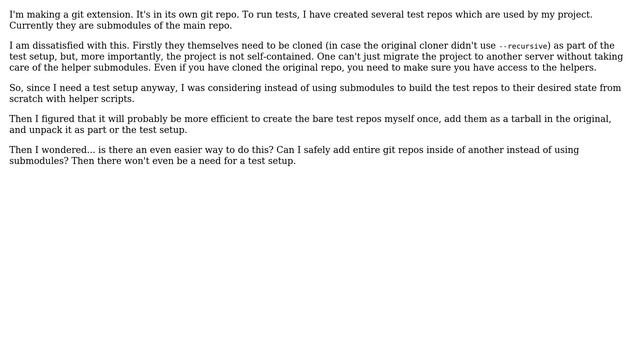 Software Engineering: Can I add an entire git repo inside of a git repo without submodules? смотреть онлайн