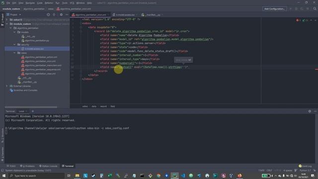 Tutorial Odoo Part (18) : Cara Membuat Cron / Scheduler di Odoo смотреть онлайн