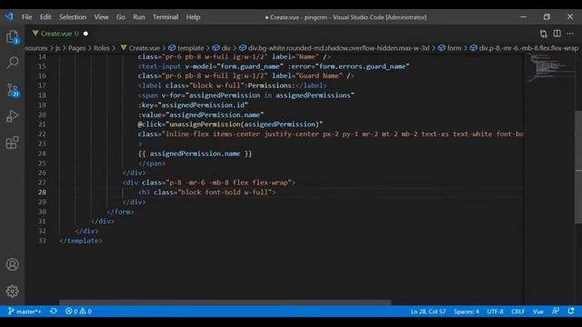 Laravel 8 Inertia PingCRM Spatie Roles CRUD - Part 4 смотреть онлайн