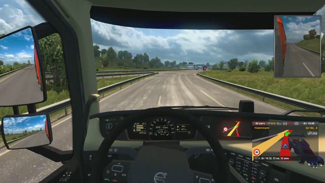 Euro Truck Simulator 2 - Поездка 1200 км - Вот и приехали #5 смотреть онлайн