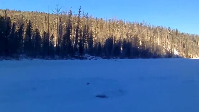 РЫБАЛКА в январе -40 Бирюса смотреть онлайн
