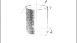 Как нарисовать цилиндр? Поэтапный гид. Таймлапс академического рисунка цилиндра.