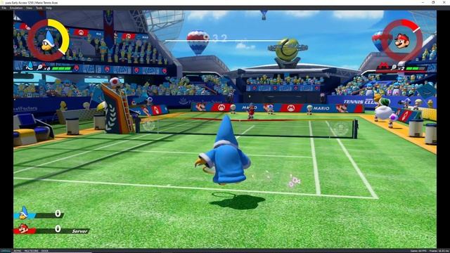 Yuzu Emulator - Mario Tennis Aces - In Game (playable 60FPS) смотреть онлайн