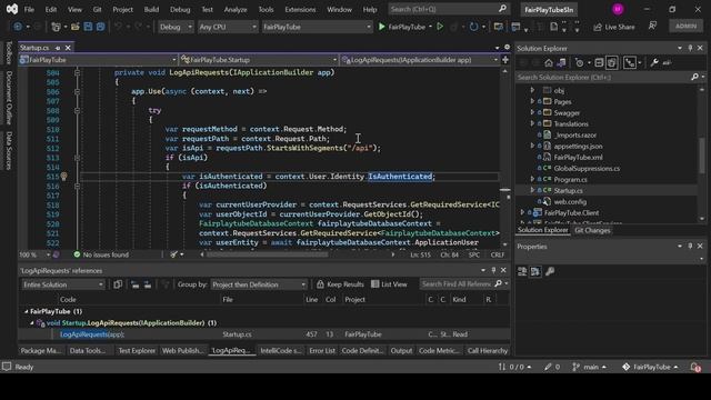 How to set up logging API requests in NET Core & Visual Studio 2022 смотреть онлайн