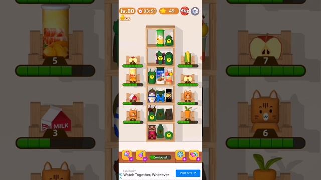 GOODS SORT - SORTING GAMES LEVEL 80