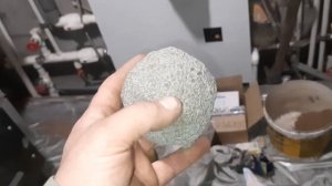 Полусухая стяжка в бетономешалке