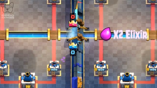 SPEAR GOBLINS VS DART GOBLIN - CLASH ROYALE BATTLE #76 смотреть онлайн