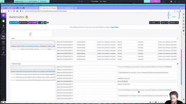 Monitoring Kubernetes with InfluxDB - Logging смотреть онлайн