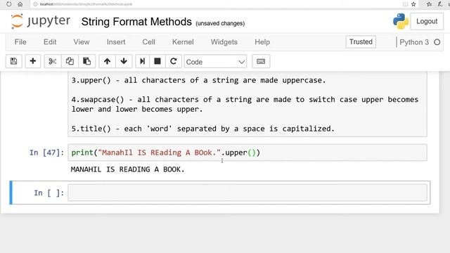 Python: Lesson 21: Jupyter Notebook: String Format Methods: Urdu/ Hindi Saima Academy смотреть онлайн